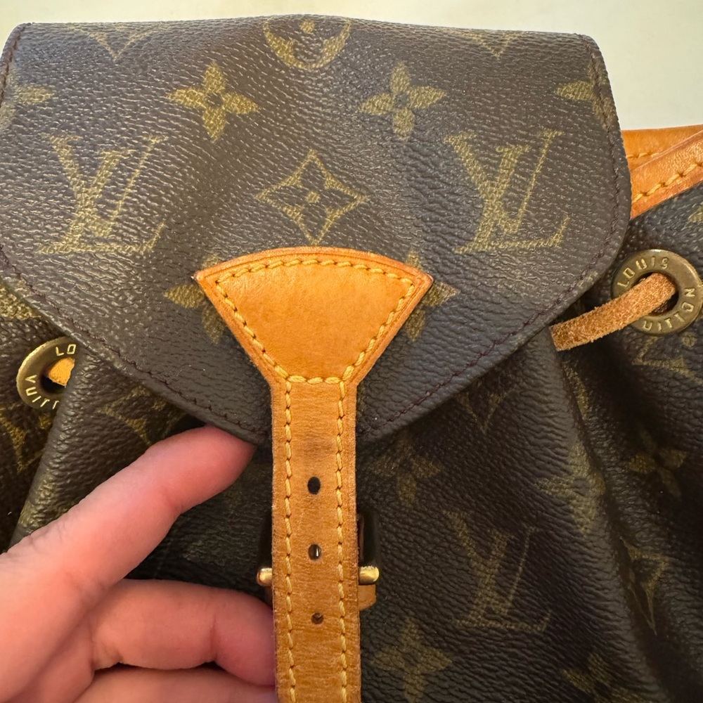 Louis Vuitton Brown and Tan Monogram Backpack - Picture 3 of 16